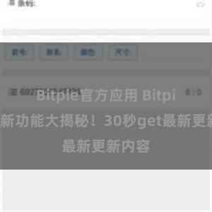 Bitpie官方应用 Bitpie钱包新功能大揭秘！30秒get最新更新内容