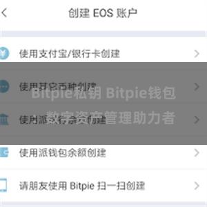 Bitpie私钥 Bitpie钱包：数字资产管理助力者