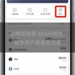 比特派轻量 Bitpie钱包：数字资产管理助力者