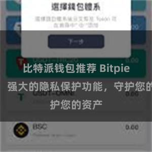 比特派钱包推荐 Bitpie钱包：强大的隐私保护功能，守护您的资产