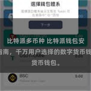 比特派多币种 比特派钱包安装指南，千万用户选择的数字货币钱包。