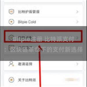 Bitpie注册 比特派支付：区块链革命下的支付新选择