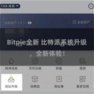Bitpie全新 比特派系统升级，全新体验！